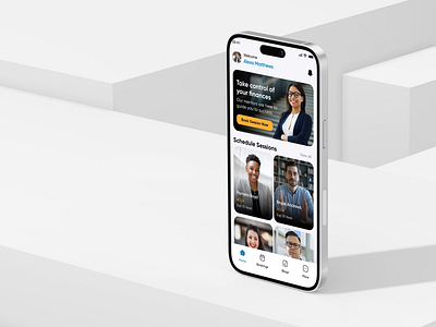 Financial Consultation App app colors consultation design finance mentoring ui uiux ux