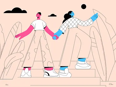 Minimalistic people 2d adobe illustrator adventures character characterdesign design exploring flat illustration minimal minimalistic people vector