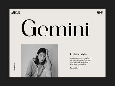 Gemini design typography ui