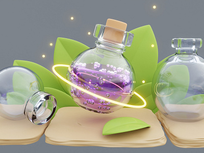 Workshop Blender v2 3d blender bottle creative design graphic design illustration magic russia