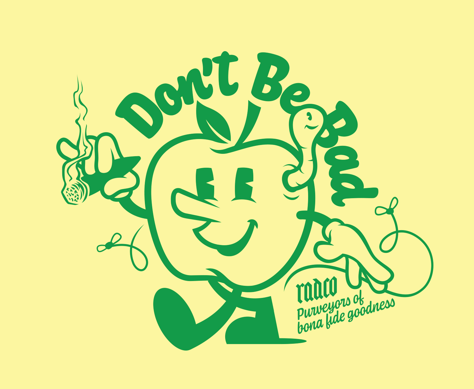 Bad Apple branding character design design graphic design illustration self promotion vector