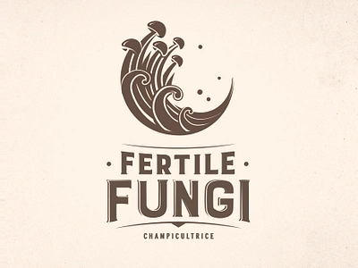 Fertile Fungi Brand design branding design identity illustration logo packaging typography