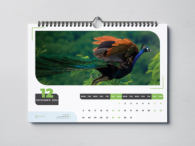 Landscape Calendar Template 2024 2024 branding calendar 2024 calendar design calendar print desk calendar graphic design logo logo design month new calendar print ready wall wall calendar year