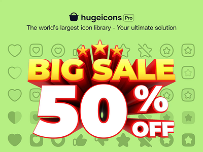 Hugeicons Pro - Icon Library figma icon iconography iconpack icons iconset offer vector