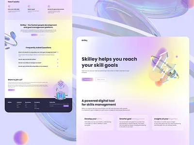 Landing page for Saas Platform landing page saas saas platform ui uiux ux