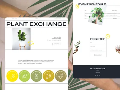 Landing page for event event landing page ui ux website