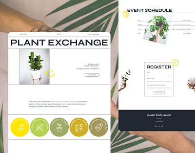 Landing page for event event landing page ui ux website
