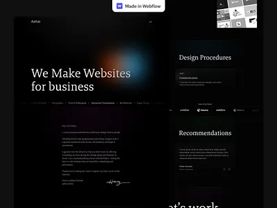 Aattas Web Design banner banner design branding clientfirst dark design graphic design illustration logo personal portfolio relume ui ui design web design webflow website