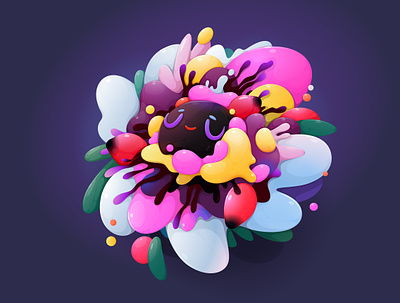 Passiflora Concept for Brand abstract cartoon character design flower illustration logo passiflora ui vector zutto