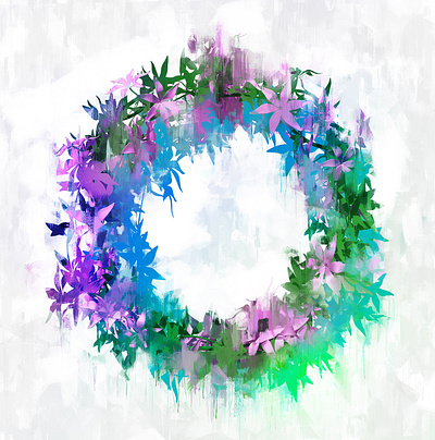 Flower Ring flowers illustration wreath