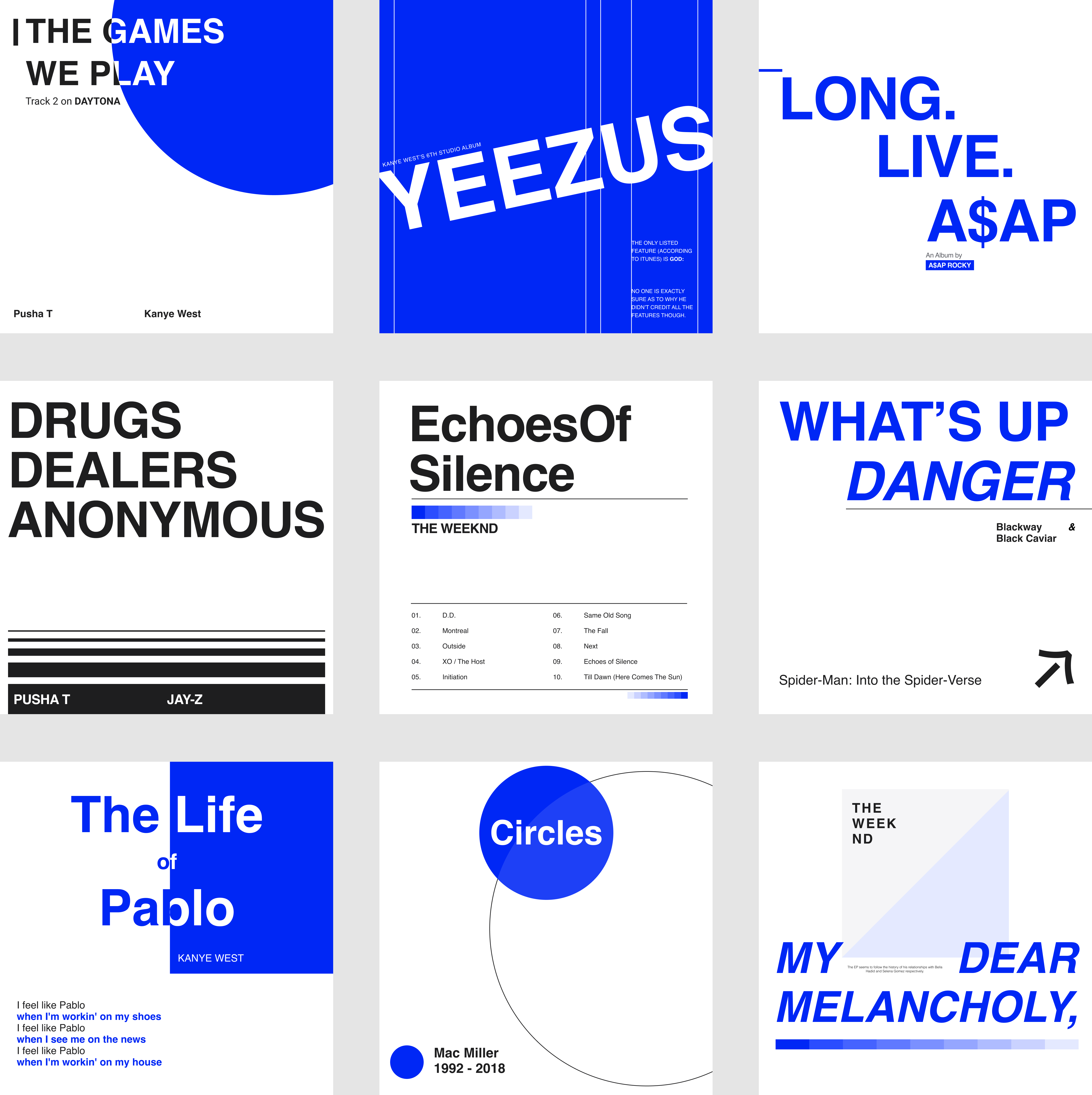 Swiss Style - Album Covers album covers graphic design internationl music style swiss typographic ui