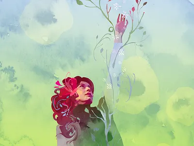 reaching out for miracles botanic botanical botanical art branding by maja pučko design graphic design illustration