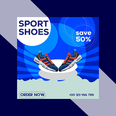 social media post design vector template shoes 3d animation app branding business card design design graphic design illustration logo monir360 ui