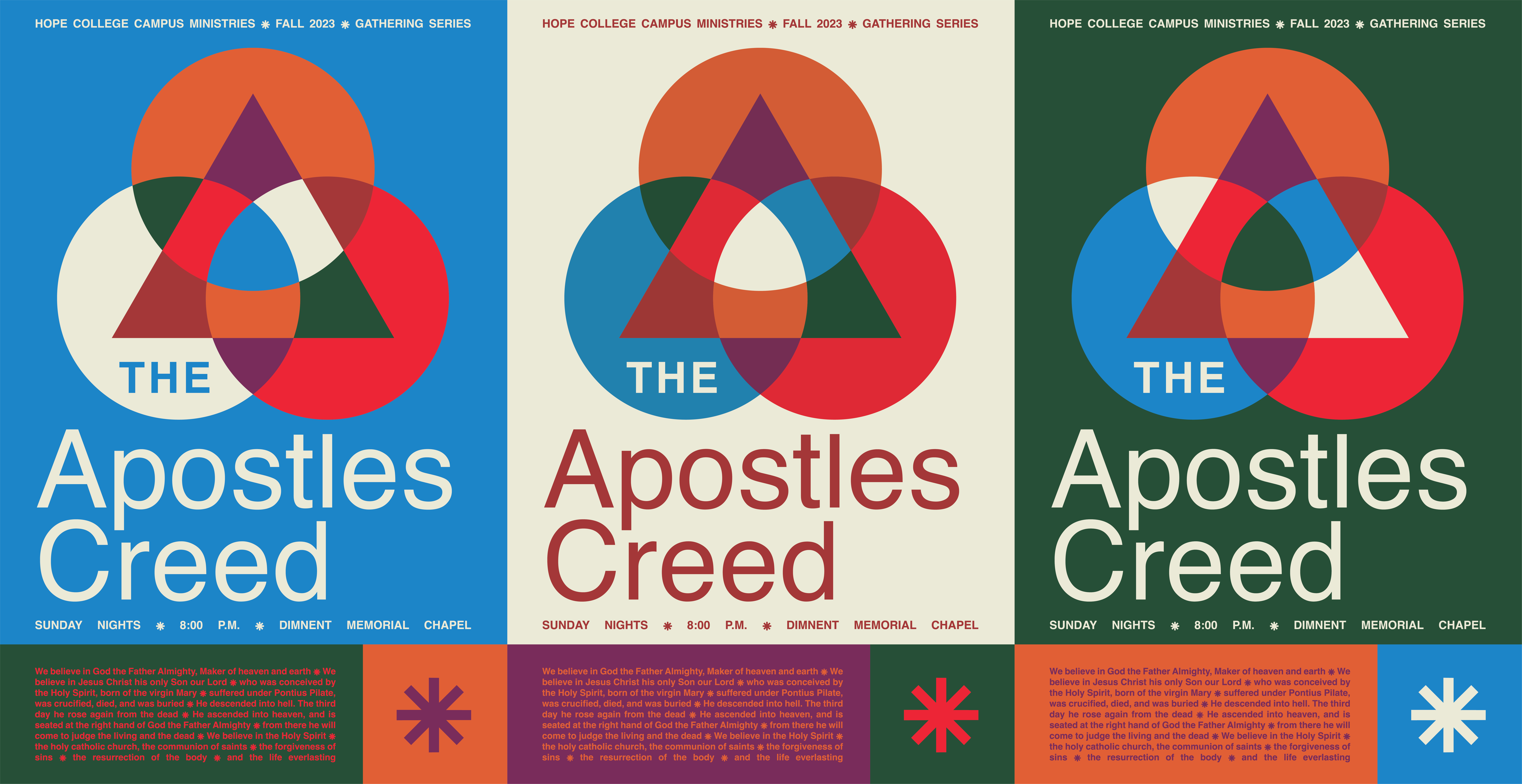 The Apostles Creed apostles christian church creed father holy jesus logo spirit symbol trinity