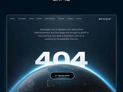 404 page | BuiLD Day 42 💊 app branding button design graphic design illustration logo space typography ui ux vector