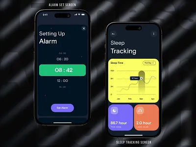 Mobile App- Relax & Sleep Tracker App 😴 p2 activity tracker alarm app app ui apps health tracking meditation meditation app mobile app relax relax app relaxing app seative digital sleep sleep magic app sleep statistics sleeping app startups tracker app wake up yoga app