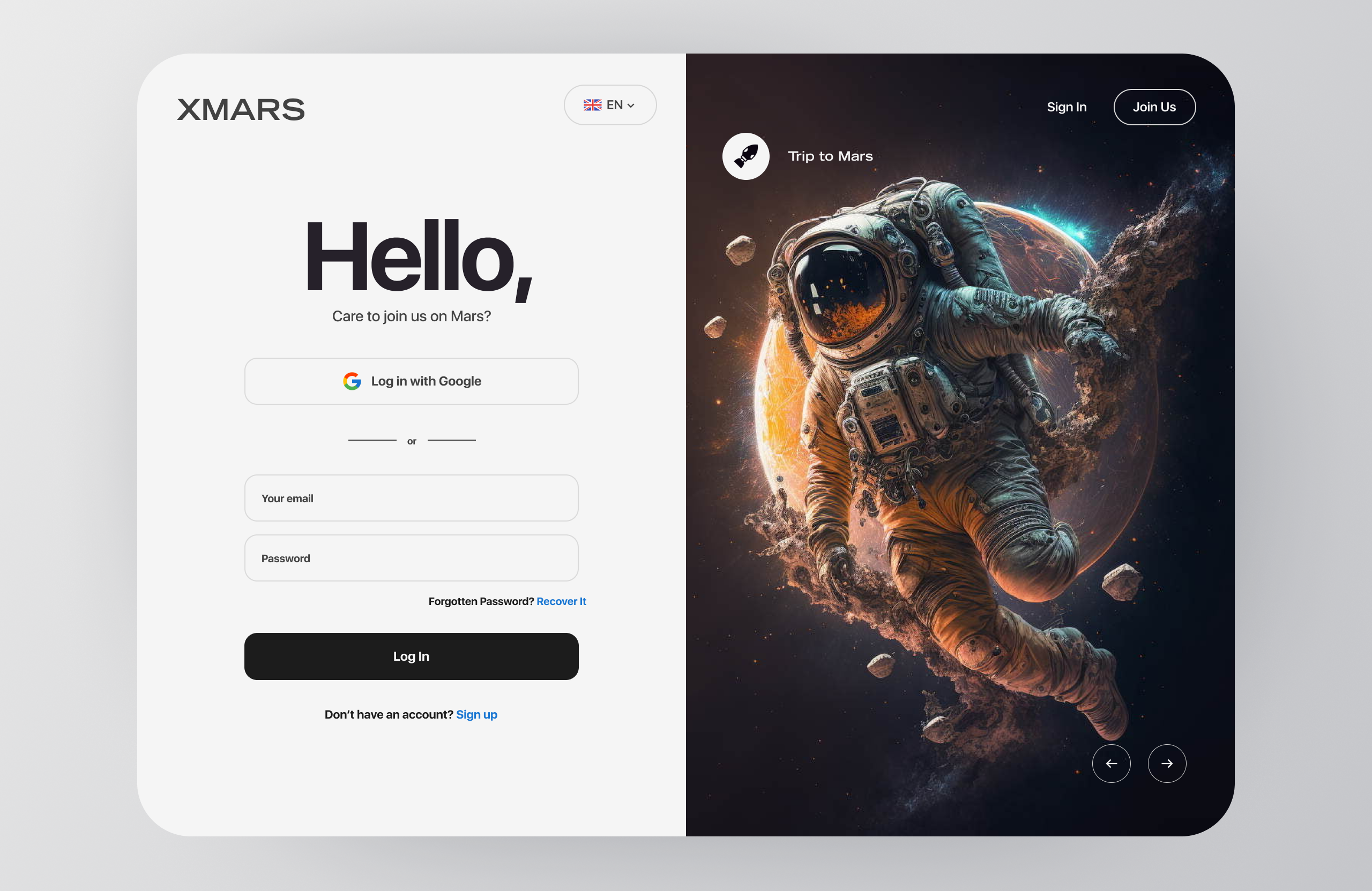 Example of Web & Mobile UX/UI Design