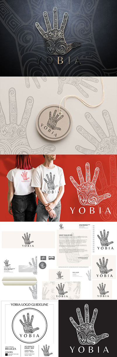 YOBIA tribal logo design branding design fiverr fiverr logo design graphic design illustration logo tribal vector