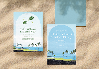 Custom Wedding Invitations and Save the Dates branding coastal lighthouse graphic design illustration invitation nantucket save the date wedding wedding invitations