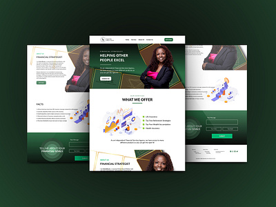 Simple landing page design, Landing page design contest