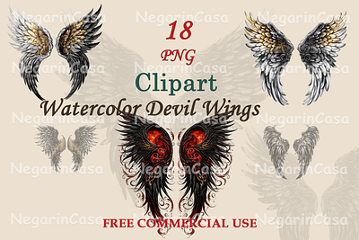 Devil Wings graphic design