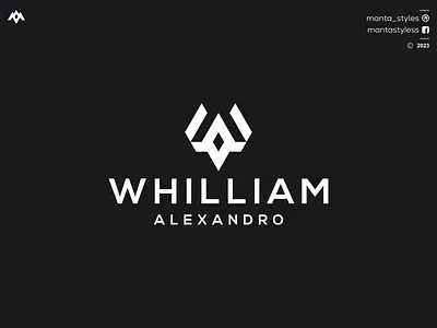 WHILLIAM ALEXANDRO branding design icon illustration letter logo minimal w company logo w design logo w icon w logo