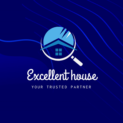 Excellent House Logo 3d animation branding creative logo design excellent logo graphic design halal logo halal plus house logo illustration logo motion graphics vector