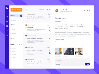 Chat design page chart chat dashboard ui ux