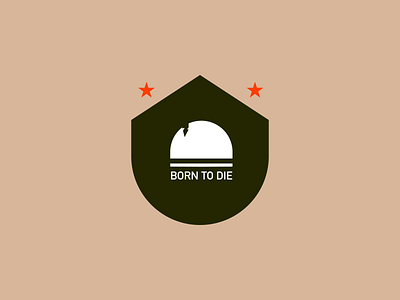 Born to die logotype branding graphic design illustration logo logotype typography