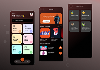 Music App UI design app design design food app graphic design mockup