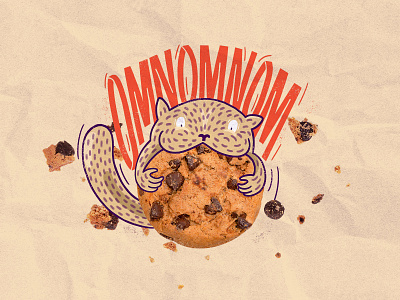 OMNOMNOM graphic design illustration