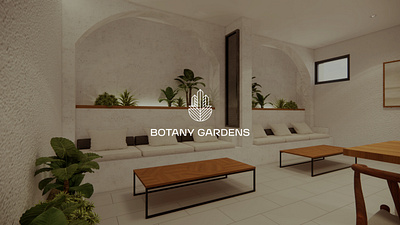 BOTANY GARDENS branding design graphic design icon illustration illustrator logo minimal vector