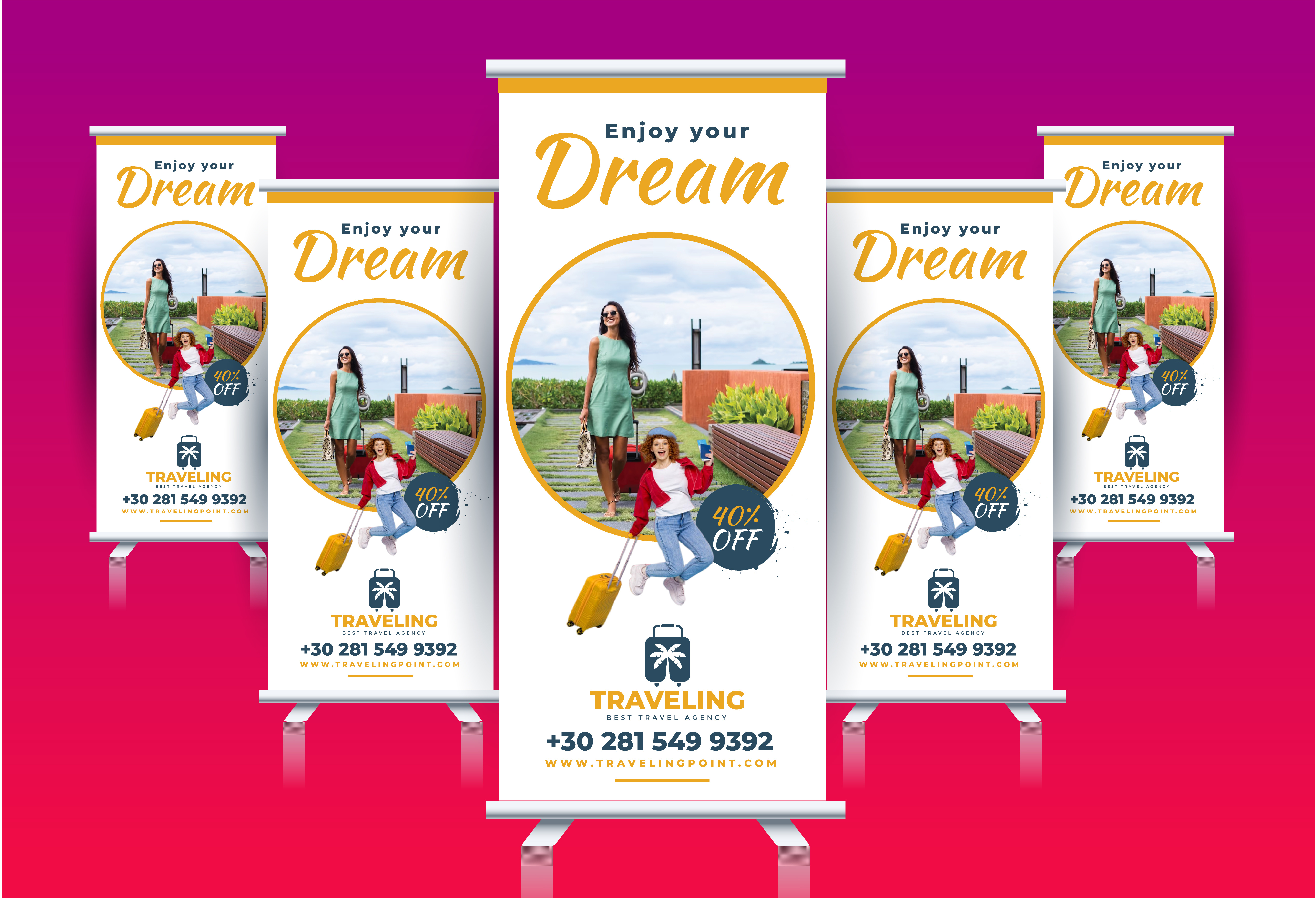 Exhibition backdrop BANNER, roll up banner, roll-up, banner ads backdrop backdrop design banner ads booth coloful banner exhibition hire designer for roll up banner illustration pop up promotional banner pull up retractable roll up banner roll up banner designer roll up banner size trade show banner travel agency roll up banner travel banner vector