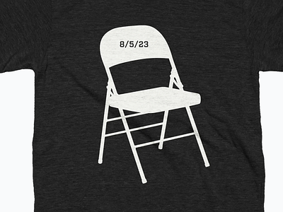 FAFO Chair 8.5.23 8523 alabama black and white bloody saturday fafo folding chair hero montgomery montgomery alabama montgomery brawl riverboat brawl t shirt t shirt design t shirt graphic t shirt shop tee tee shirt