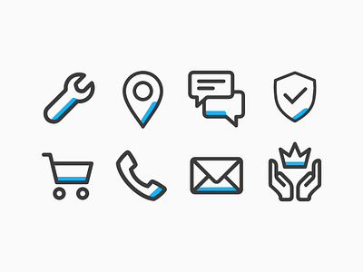 Montaznapedow.pl - Icons Bundle 🔧 branding design graphic design icons illustration vector