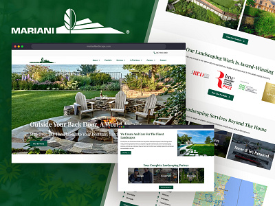 Mariani Landscape ui ux web design web development