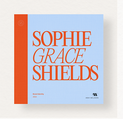 SOPHIE GRACE SHIELDS ~ BRAND IDENTITY branding design graphic design logo