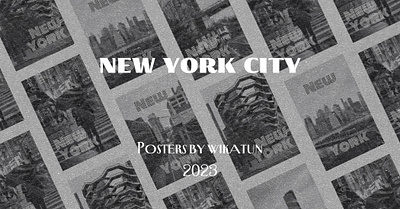 NEW YORK CITY POSTERS graphic design new york photography poster poster design street photography