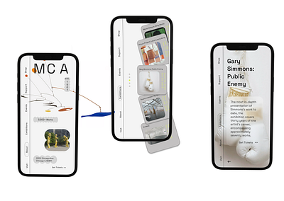 MCA - Concept App app design graphic design minimal ui ux