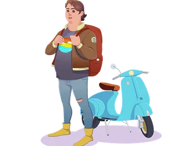 Let's gooo.... cartoon children colorful disney illustration