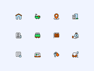 Crypto Icons Set app icon logo app icons flat icons home hotel icon icon pack iconography illustration interface icon line icons realestate rent ui icons vector icons web icons