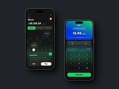 CRYPTO PAL - Crypto Trading App bitcoin blockchain brutal crypto crypto wallet cryptocurrency currency design ethereum exchange figma finance futuristic minimalism mobile swap trading ui ux wallet
