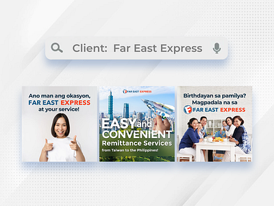 Square Graphics for Far East Express [2021-2023] ads advertisement advertising design graphic graphic design graphics marketing money transfer remittance social media social media post