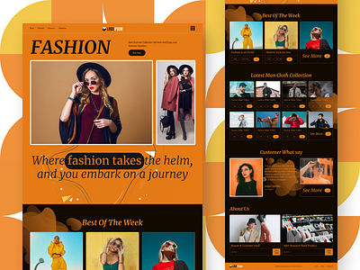 Fashion E-Commerce Landing page asrafulhanif17 buy sell clean design clothshop clothwebsite complete uiux design creative design design discount e commerce graphic design landing page modern design moderncloth shop shop landingpage trendy website ui uidesign web design