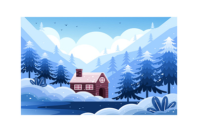 Winter Nature Illustration view