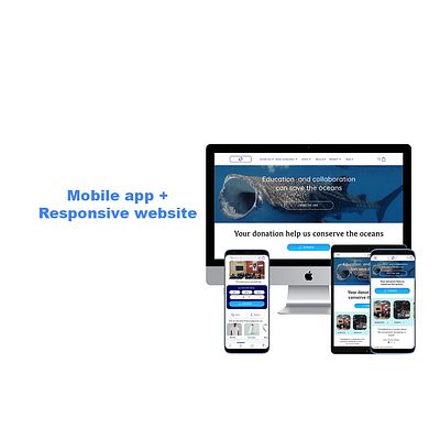 App + Responsive website adobexd app design prototype socialgood ui ux uxstudy webdesign