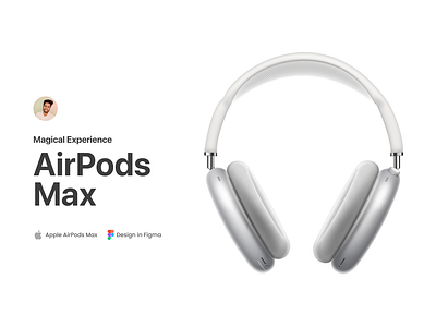 Apple Airpods Max 3d airpod apple apple airpod creativeproduct design digitalcraftsmanship figma headset minimal music product