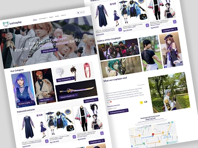 Izucosplay - E-commerce for Cosplay Costume anime characterinspiration cosplay cosplaycostumes cosplayenthusiast costume detailpage ecommerce fantasyfashion fashion landingpage passion productshowcase shoppingexperience ui uiux uiuxdesign ux webdesign website