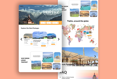 Tripfez - A travel website redesign