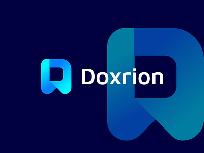 Doxrion modern app logo design 3d best logo bestlogo branding business logo design graphic design icon illustration logo logo design logo maker logomaker modern logo popular logo symbol